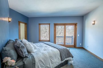 Staged Bedroom at Listing in Blue Mounds Wisconsin