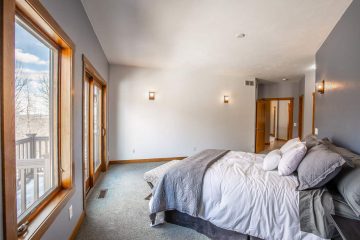 Staged Bedroom at Listing in Blue Mounds Wisconsin