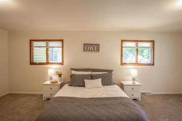 Staged Bedroom at Listing in Dodgeville Wisconsin