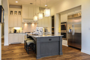 White and Gray Cabinets